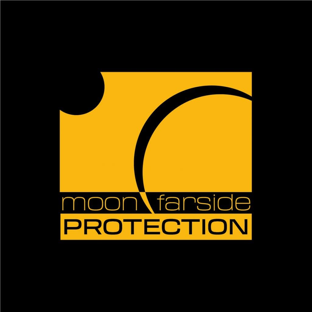 Logotipo do Simpósio de Proteção do Lado Distante da Lua (Crédito: IAA)