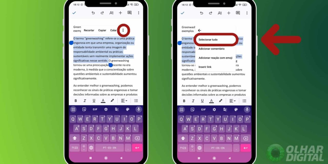 Como recortar, copiar e colar texto ou imagem no celular Android