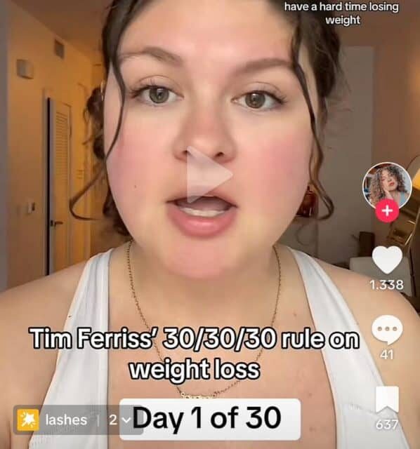 O que é o método “30-30-30″, tendência de saúde do TikTok