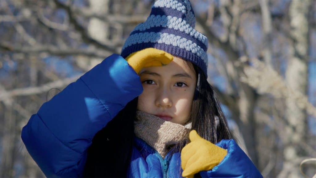 Menina no filme O Mal Não Existe