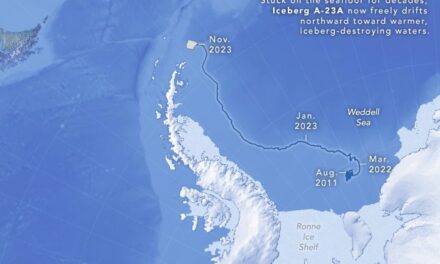 A23a: maior iceberg do mundo é um perigo para a humanidade?