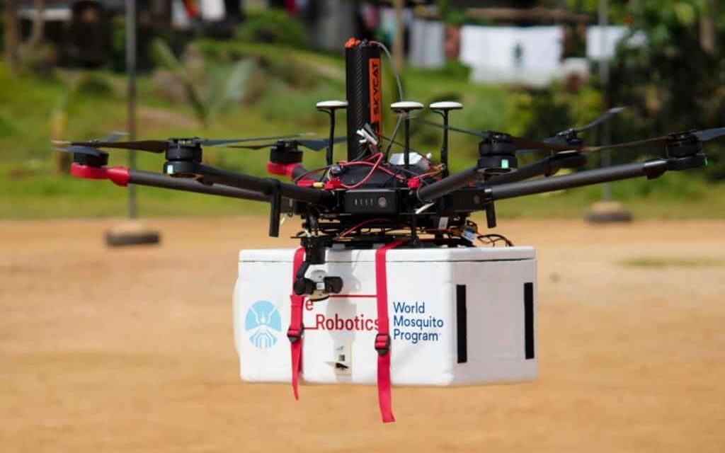 Drones estão liberando mosquitos pelo planeta — e isso é ótimo!