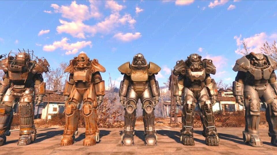 Quais são todos os tipos de Power Armor em Fallout?