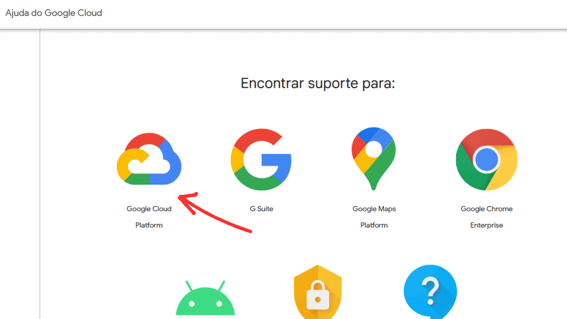 Como entrar em contato com o Google Storage passo 3