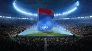 Casas Bahia entra em campo e volta a patrocinar transmissões de futebol