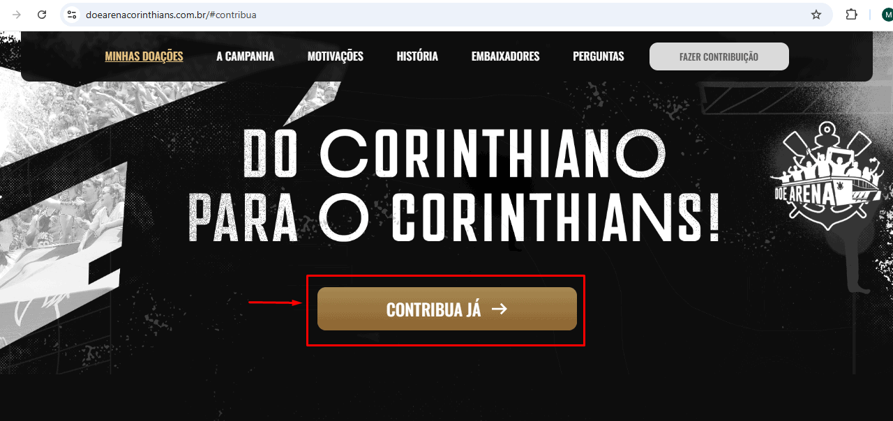 Doe Arena Corinthians: veja o passo a passo de como colaborar para pagar o estádio do clube