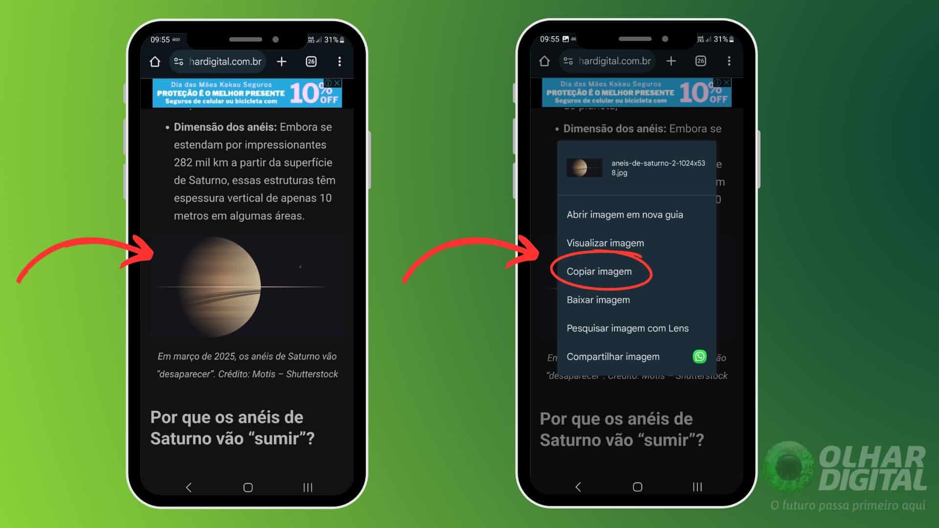 Como enviar mensagem de Natal pelo WhatsApp - Passo 1