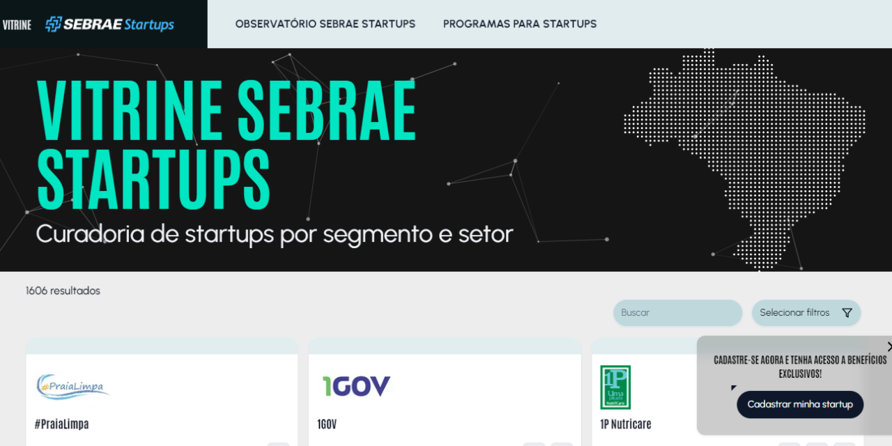 39% das GovTechs estão no Nordeste, aponta Observatório Sebrae Startups