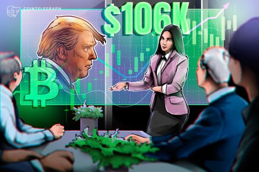 Bitcoin se mantém acima de US$ 106 mil enquanto os traders roem as unhas devido à ausência da ordem executiva de cripto de Trump