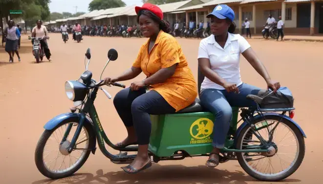 Triciclos elétricos e o empoderamento feminino em Zimbabwe